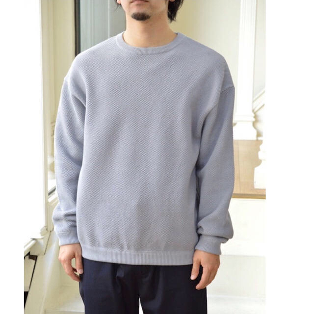 COMOLI(コモリ)のcrepuscule MOSS STITCH L／S SWEAT  メンズのトップス(スウェット)の商品写真