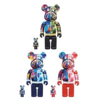 アベイシングエイプ(A BATHING APE)の3体セット BE@RBRICK BAPE × M mika ninagawa(その他)