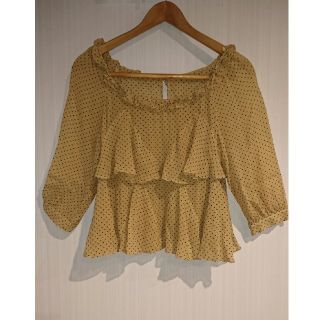 ジルスチュアート(JILLSTUART)のJILLSTUART ドット ブラウス No.30(シャツ/ブラウス(長袖/七分))