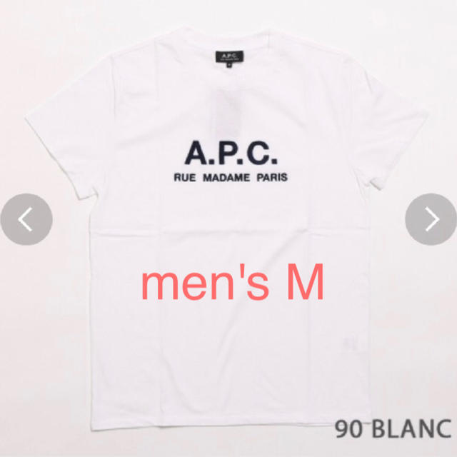 【men's M】 A.P.C   アーペーセー  刺繍Tシャツ