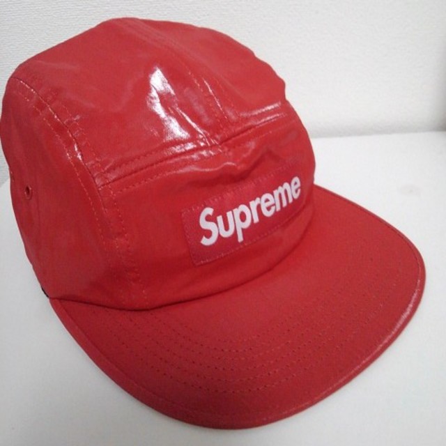 Supreme(シュプリーム)の正規品　シュプリーム　キャンプ　キャップ　帽子　Hat 赤　Box Logo レディースの帽子(キャップ)の商品写真