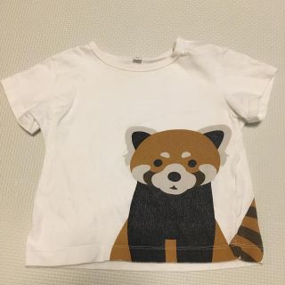 ムジルシリョウヒン(MUJI (無印良品))の無印ベビー半袖Tシャツあらいぐま(Tシャツ/カットソー)