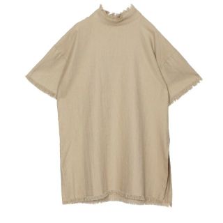 アメリヴィンテージ(Ameri VINTAGE)のアメリヴィンテージ　FRINGE HEM SLIT LONG TOP

(カットソー(半袖/袖なし))