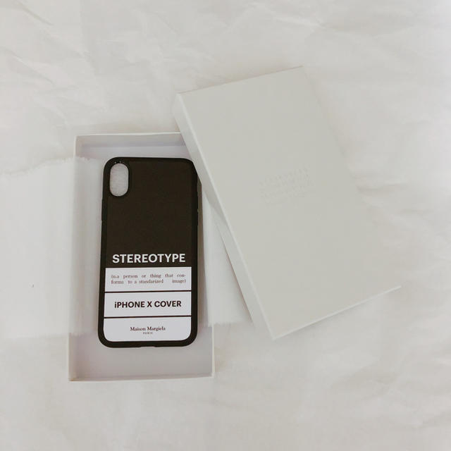 Maison Martin Margiela - Maison Margiela iPhone X case black 黒の通販 by たろう's shop｜マルタンマルジェラならラクマ