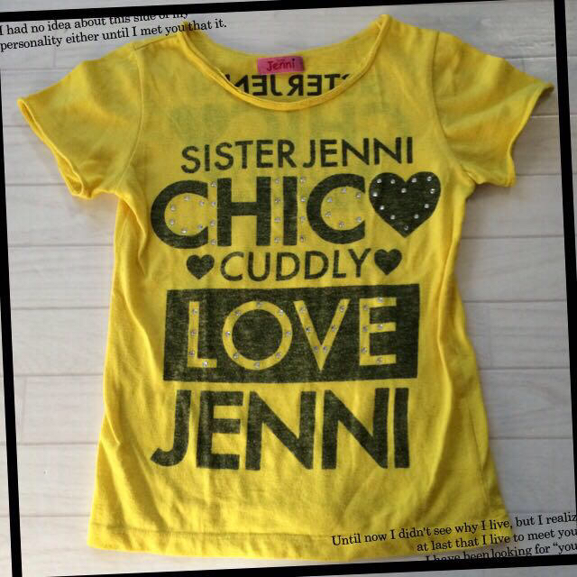 JENNI(ジェニィ)のJENNI イエローT キッズ/ベビー/マタニティのキッズ服女の子用(90cm~)(Tシャツ/カットソー)の商品写真