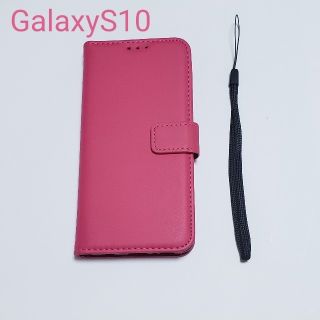 サムスン(SAMSUNG)のGalaxy S10✮:*。手帳型ケース ピンク(GXS-1-PK)(Androidケース)