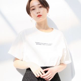 ローリーズファーム(LOWRYS FARM)の【ローリーズファーム★ロゴプリントTEE ホワイト(Tシャツ(半袖/袖なし))