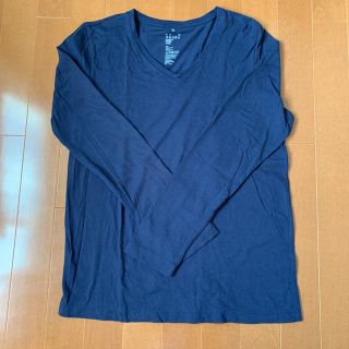 ムジルシリョウヒン(MUJI (無印良品))の超美品！特価！MUJIVネックカットソー ロンT(Tシャツ(長袖/七分))