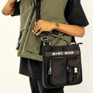 オフホワイト(OFF-WHITE)のM + RC NOIR Messenger Bag ショルダー バッグ(ショルダーバッグ)