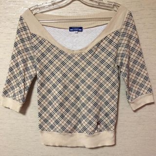 バーバリーブルーレーベル(BURBERRY BLUE LABEL)のBURBERRY LONDON BLUE LABELトップス(カットソー(半袖/袖なし))