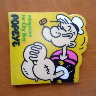 ポパイ　POPEYE　昭和レトロ　ミニバインダノート（一部ページ取り外し済み）(その他)