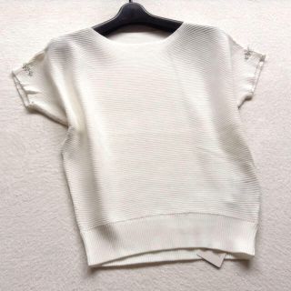 ミッシュマッシュ(MISCH MASCH)のミッシュマッシュ 袖ビジュードルマンニットとViSレースニット(ニット/セーター)