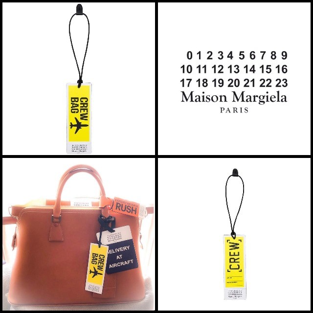 Maison Martin Margiela(マルタンマルジェラ)の【新品】Maison Margiela バゲージタグ チャーム ユニセックス 黄 レディースのファッション小物(キーホルダー)の商品写真