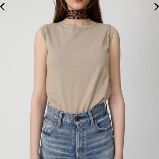 マウジー(moussy)のマウジーカーキタンクトップデニムサンダルチョーカー夏海リゾート系(タンクトップ)