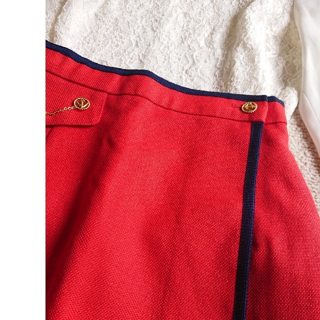 Grimoire(グリモワール)のusedヴィンテージ古着クラシカル巻きスカート レディースのスカート(ひざ丈スカート)の商品写真