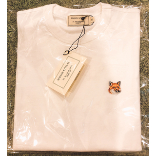 メゾンキツネ(MAISON KITSUNE')のMAISON KITSUNE メゾンキツネ  Tシャツ ホワイト XS(Tシャツ(半袖/袖なし))