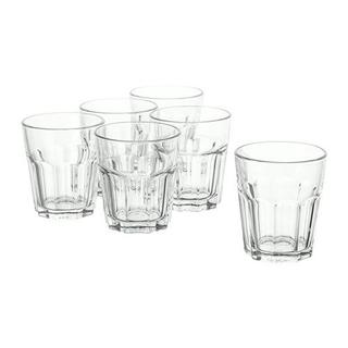 イケア(IKEA)のIKEA グラス 耐熱 6個セット 27cl カフェ ガラス(グラス/カップ)