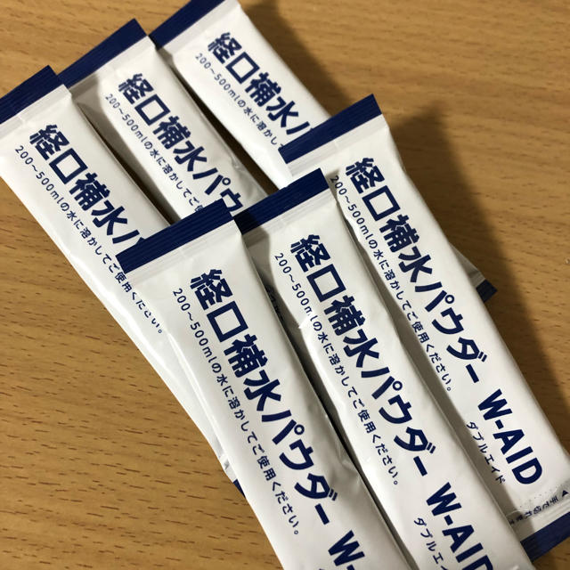 経口補水液 パウダーW-AID(ダブルエイド  )6包 【新品未使用】 食品/飲料/酒の健康食品(その他)の商品写真