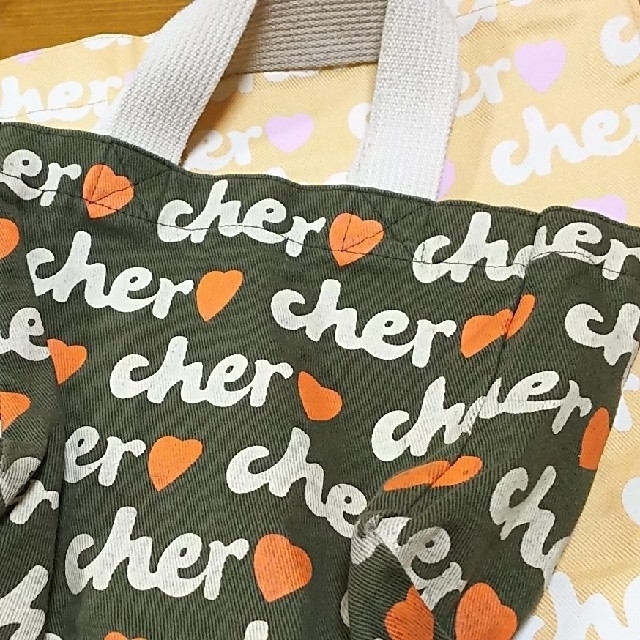 Cher(シェル)のCherトートバッグ大小セット レディースのバッグ(トートバッグ)の商品写真