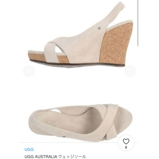 UGG(アグ)の値下げ！！UGG ウェッジソールサンダル レディースの靴/シューズ(サンダル)の商品写真