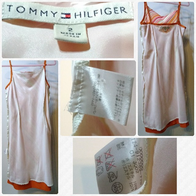 TOMMY HILFIGER(トミーヒルフィガー)のTOMMY HILFIGER キャミワンピース レディースのワンピース(ひざ丈ワンピース)の商品写真