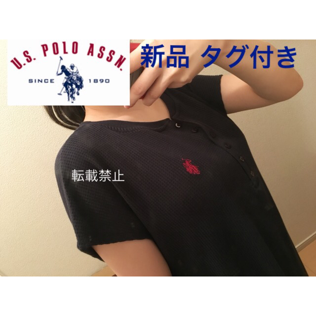 POLO RALPH LAUREN(ポロラルフローレン)の【新品 タグ付き】US.POLO ASSN. ワッフル ワンピース マキシ丈 レディースのワンピース(ロングワンピース/マキシワンピース)の商品写真