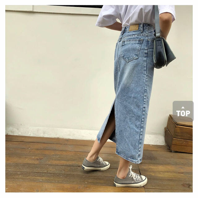 ZARA(ザラ)のデニムロングスカート レディースのスカート(ロングスカート)の商品写真