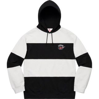 シュプリーム(Supreme)のSupreme NIKE Stripe Hooded Sweatshirt 黒L(パーカー)