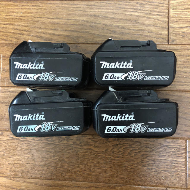 Makita - マキタ 18Vバッテリー 18V6.0Ah BL1860B 4個 中古の通販 by kkk's shop｜マキタならラクマ