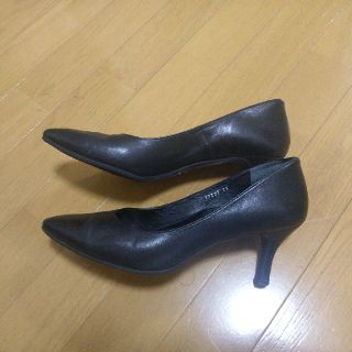 ギンザワシントン(銀座ワシントン)の黒パンプス➡大きいサイズ(銀座ワシントン)　(ハイヒール/パンプス)