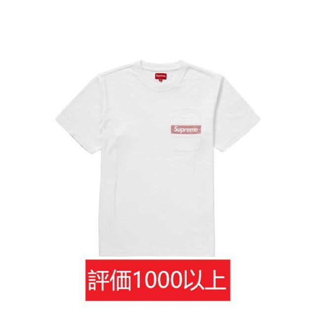 メンズＬ Supreme mesh stripe pocket tee