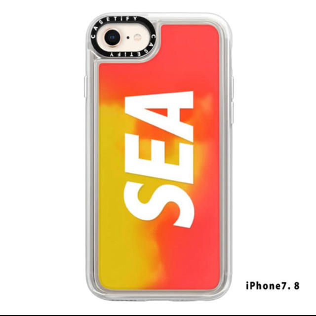 Supreme(シュプリーム)のwind and sea iPhone 7.8 orange スマホ/家電/カメラのスマホアクセサリー(iPhoneケース)の商品写真