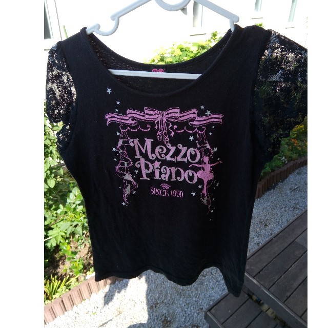 mezzo piano(メゾピアノ)の♡メゾピアノ♡サイズ140♡可愛いバレリーナ　半袖Tシャツ キッズ/ベビー/マタニティのキッズ服女の子用(90cm~)(Tシャツ/カットソー)の商品写真