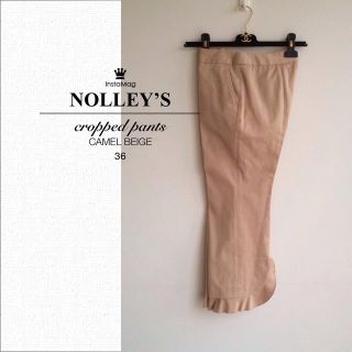 ノーリーズ(NOLLEY'S)のNOLLEY’S 裾フリルクロップト36(クロップドパンツ)