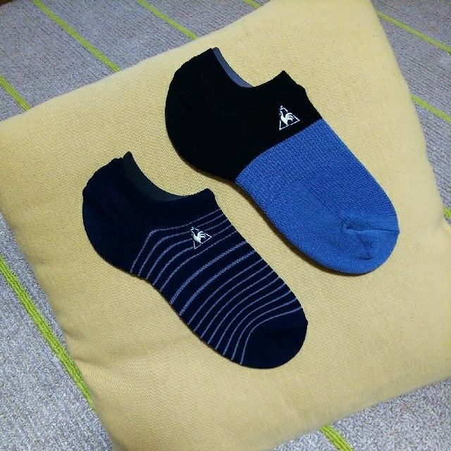 le coq sportif(ルコックスポルティフ)のle coq sportif メンズソックス2足セットC スポーツ/アウトドアのゴルフ(ウエア)の商品写真