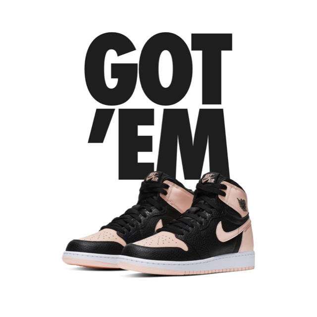 NIKE(ナイキ)の jordan1 BLACK PINK メンズの靴/シューズ(スニーカー)の商品写真