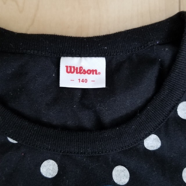 wilson(ウィルソン)のAライン　ロンT 女の子140 キッズ/ベビー/マタニティのキッズ服女の子用(90cm~)(Tシャツ/カットソー)の商品写真