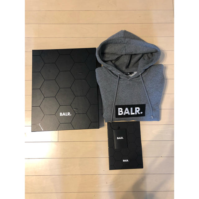 ボーラー　balr ジップパーカー　グレー　XS 美品