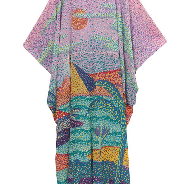 TSUMORI CHISATO(ツモリチサト)の2019新品★ツモリチサト★ナイル川プリント コットン ワンピース レディースのワンピース(ロングワンピース/マキシワンピース)の商品写真