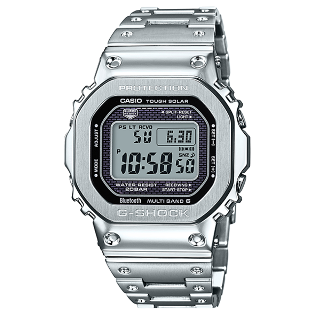 CASIO(カシオ)のGMW-B5000D-1JF  FULLMETAL SILVER  カシオ Gシ メンズの時計(腕時計(デジタル))の商品写真