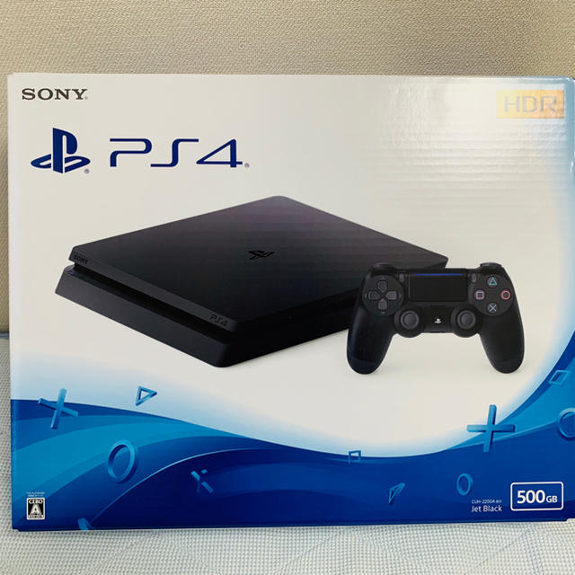 PS4 500GB jet black 新品