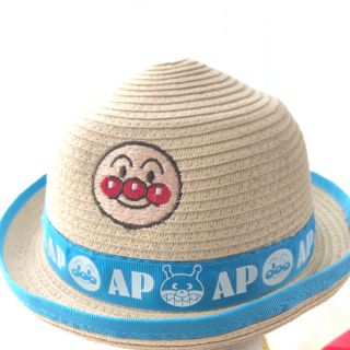 バンダイ(BANDAI)の【新品タグ付き】アンパンマン 麦わら帽子 50センチ(帽子)