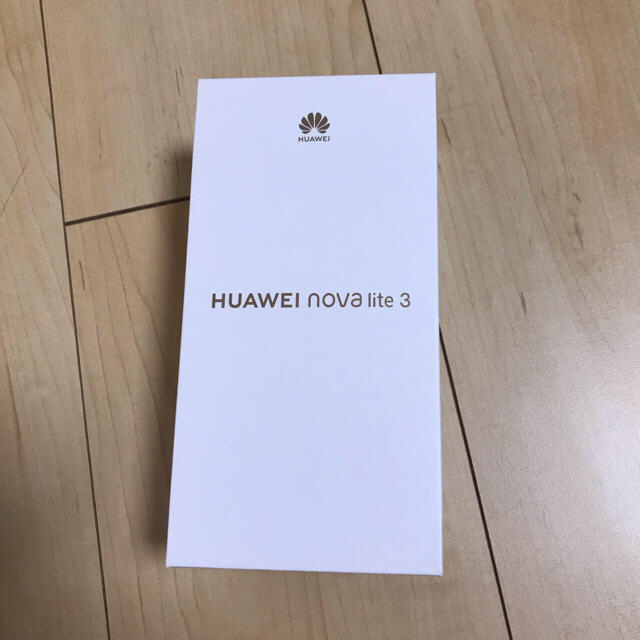 スマホ/家電/カメラHUAWEI nova lite3 新品未開封