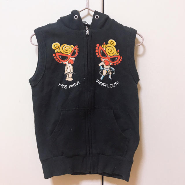 HYSTERIC MINI(ヒステリックミニ)のヒスミニ   ベスト 100cm キッズ/ベビー/マタニティのキッズ服女の子用(90cm~)(ジャケット/上着)の商品写真