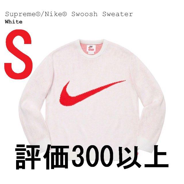 Sサイズ　Supreme Nike Swoosh Sweater 白ニット/セーター