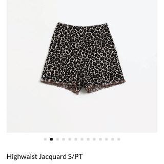 トゥデイフル(TODAYFUL)のHighwaist Jacquard S/P todayful(ショートパンツ)