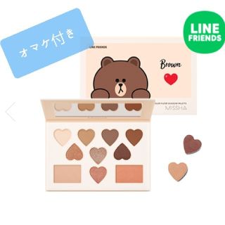 ミシャ(MISSHA)の【新品未使用】　LINE FRIENDS カラーフィルターシャドウパレット(アイシャドウ)