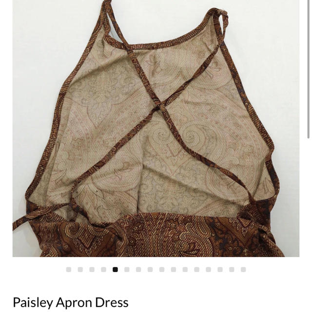 TODAYFUL(トゥデイフル)の完売 Paisley Apron Dress todayful レディースのワンピース(ロングワンピース/マキシワンピース)の商品写真