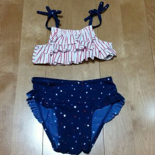 オールドネイビー(Old Navy)のストライプ　星柄　ビキニ　3T(水着)