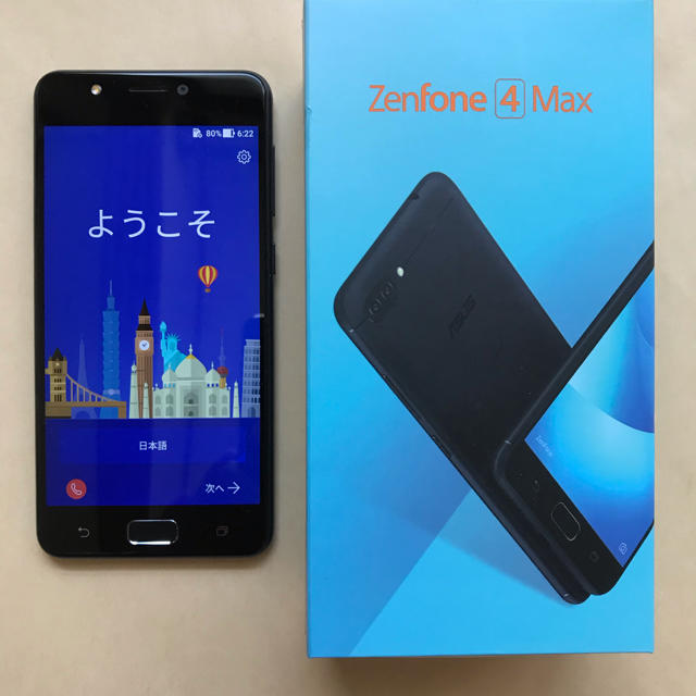 ASUS(エイスース)のZenfone4 Max スマホ/家電/カメラのスマートフォン/携帯電話(スマートフォン本体)の商品写真